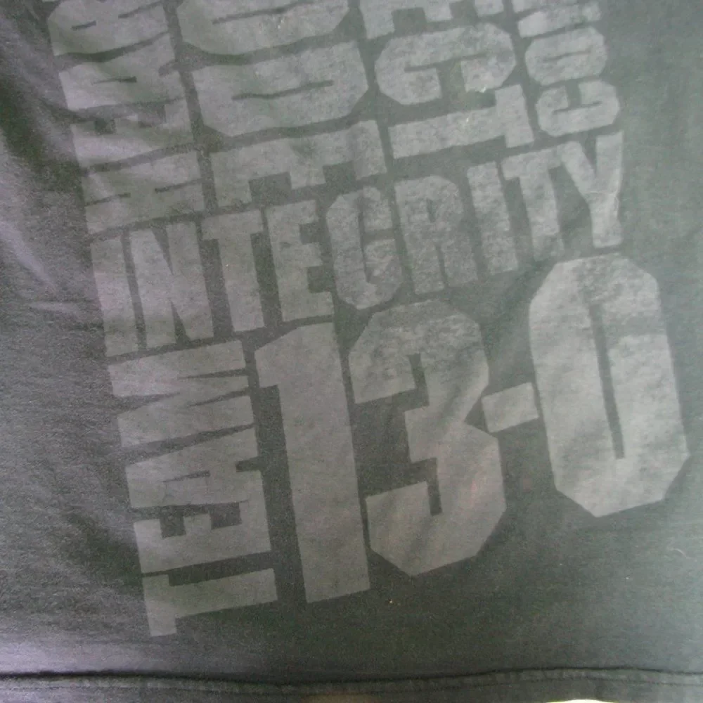 Vintage Nike Embroidered Spell Out Ringer T-Shirt